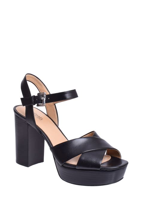 michael kors divia platform black 10 10